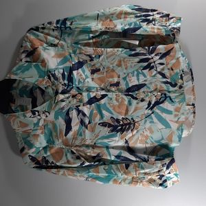 NWT MULTIPLES SEAFOAM long sleeve blouse Sz PS